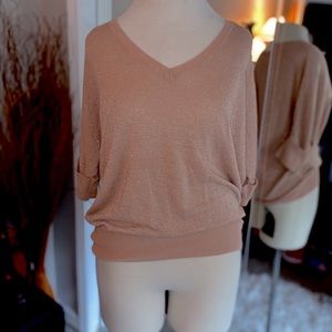 Beautiful Peachy Pink Sparkled Gap shirt